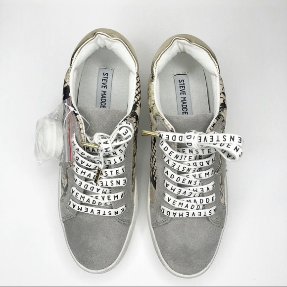 Steve Madden Amalfi Golden Goose Python Sneaker 6.5 - Picture 7 of 9